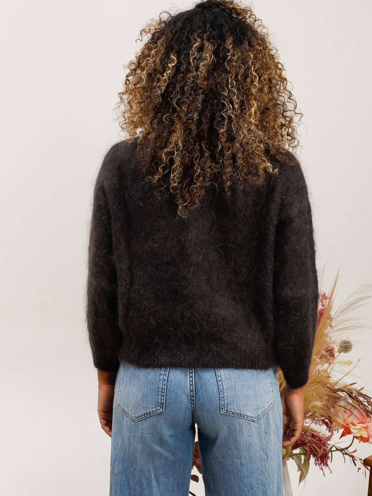 Gilet en mohair Chocolat