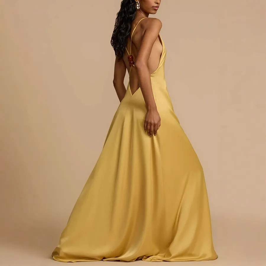 Robe en satin Olivia