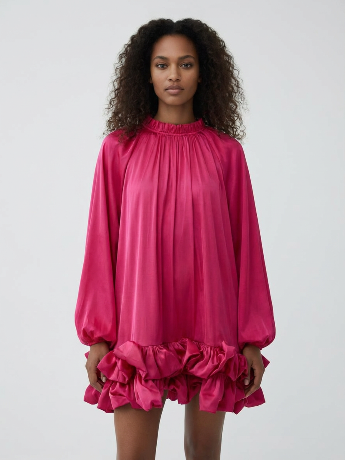 Bloom Babe Satin Dress