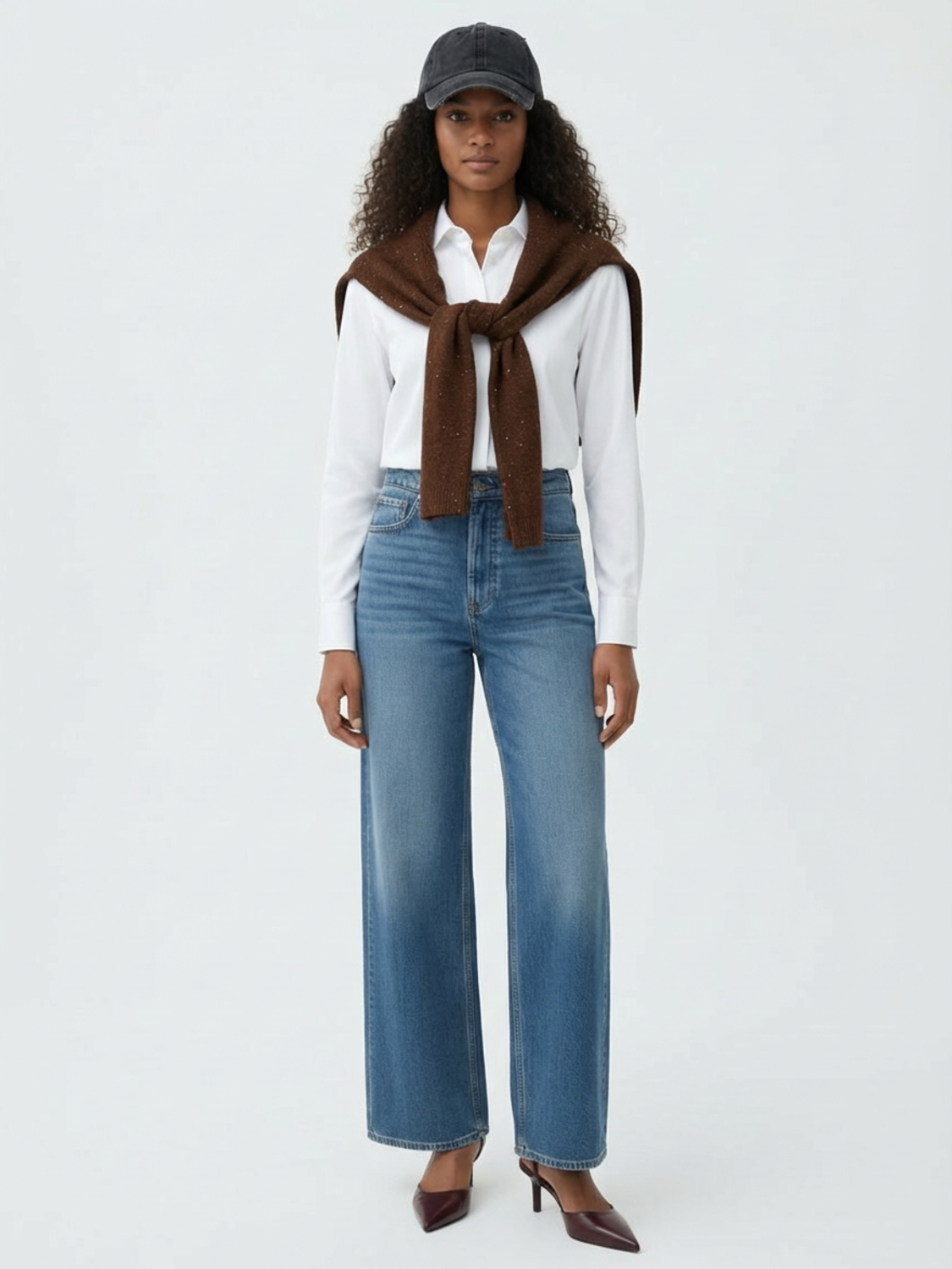 Lumi Sequin Scarf Coffee