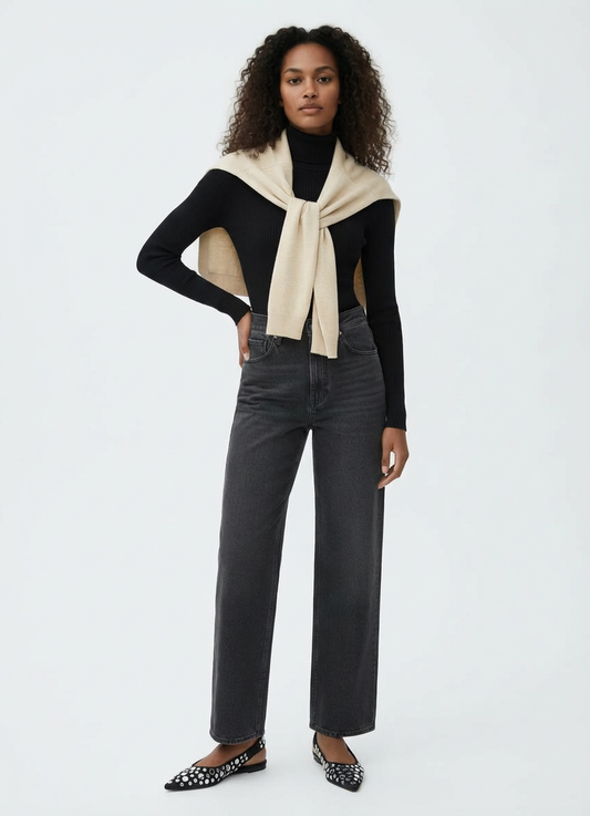 Lumi Sequin Scarf Beige