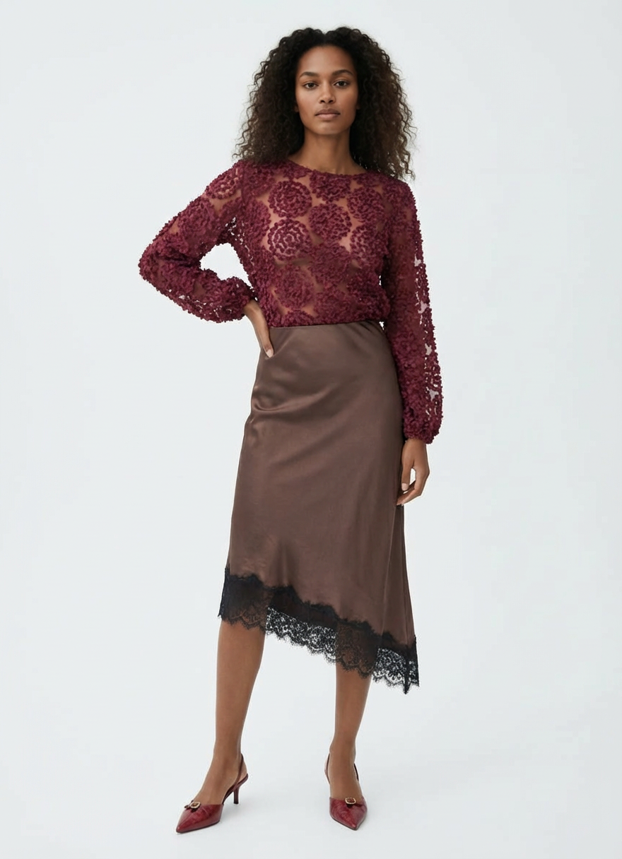 The Vivianne Lace Skirt