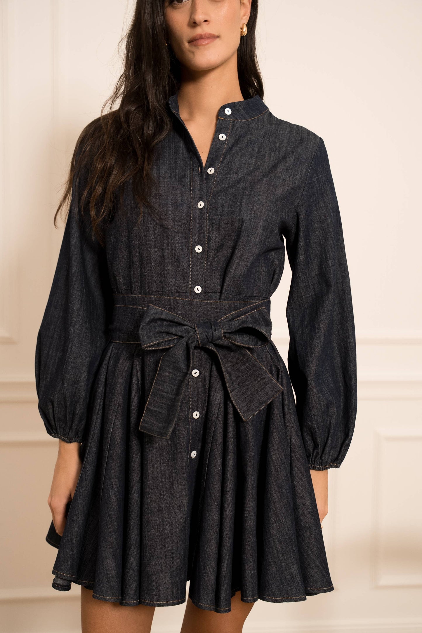 Sonia denim skaterjurk
