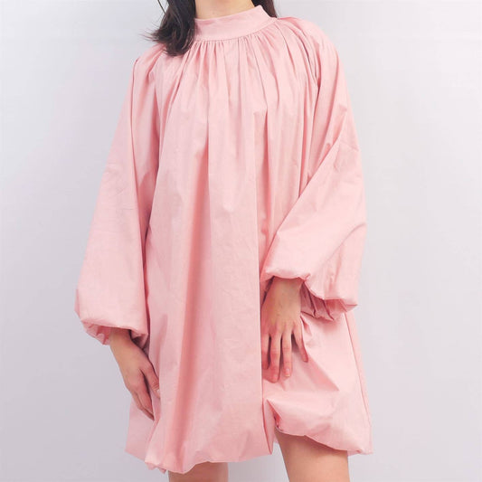 Puffjurk met hoge kraag KD8722-1: Roze