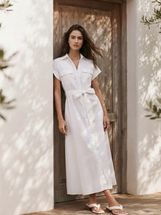 Adèle Katoenen Shirtjurk