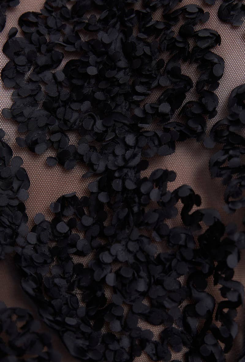 Blouse texturée avec rose (S/MM/L) - CK08022: Rose / 2S/M-2M/L