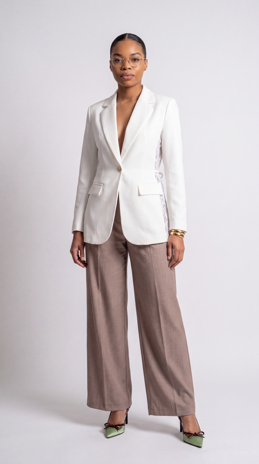 Celeste Lace-Back Blazer