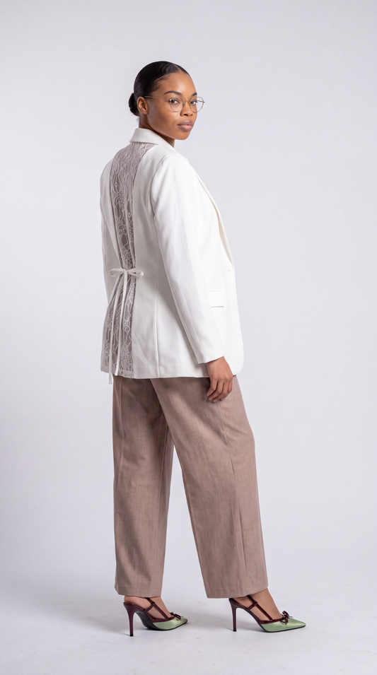 Celeste Lace-Back Blazer