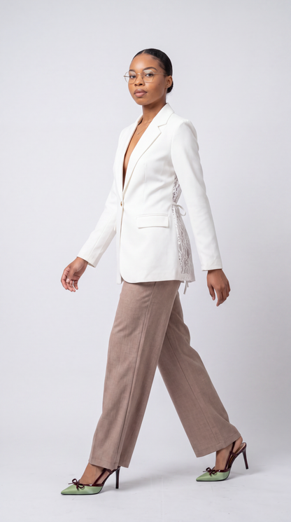 Celeste Lace-Back Blazer