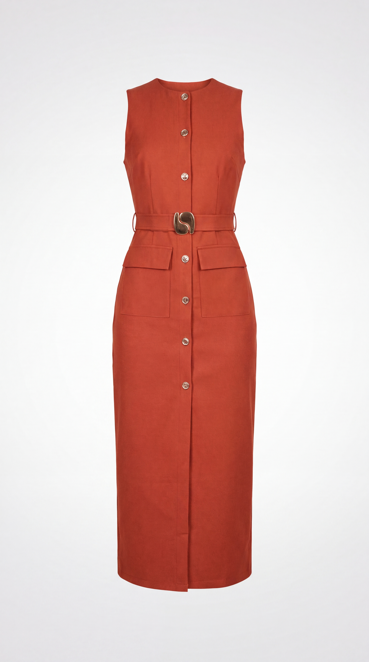 Margaux Riem Midi-jurk