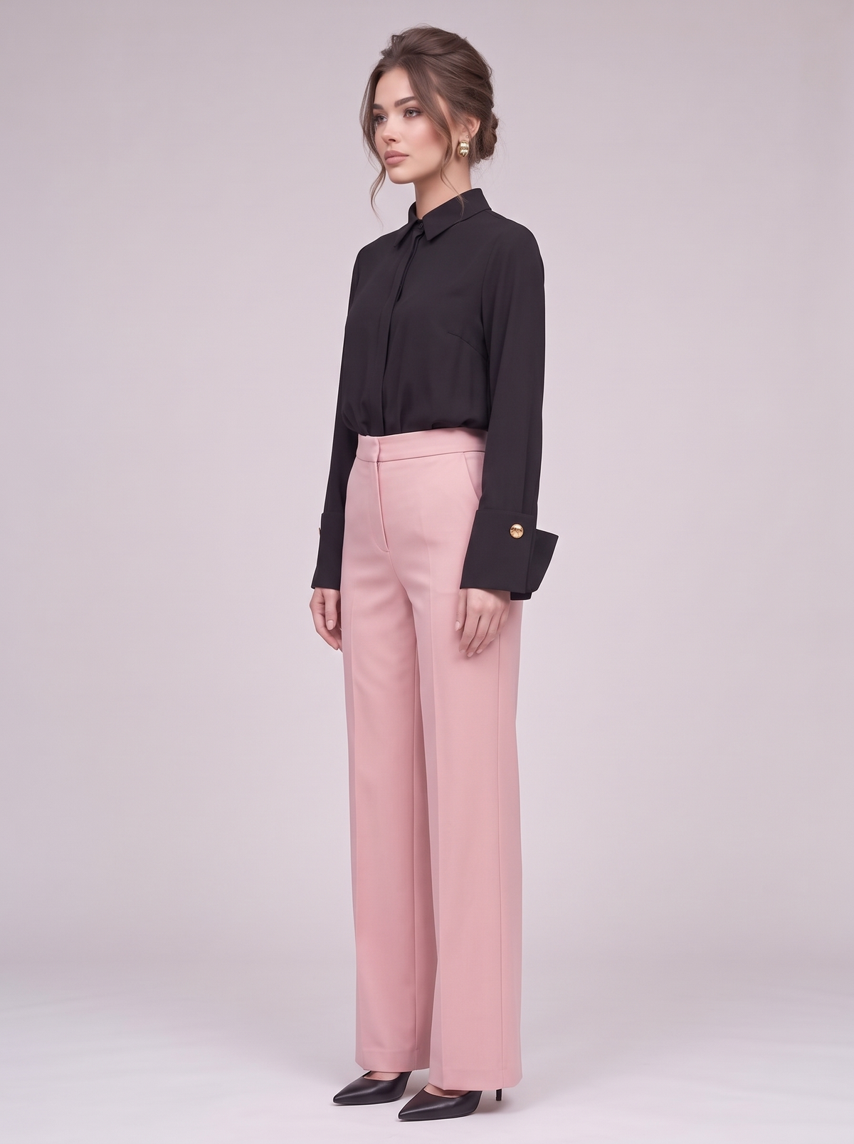 Ophélie bodysuit gedragen, zijaanzicht