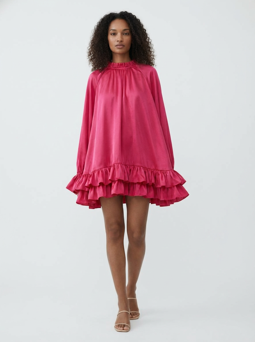 Bloom Babe Satin Dress