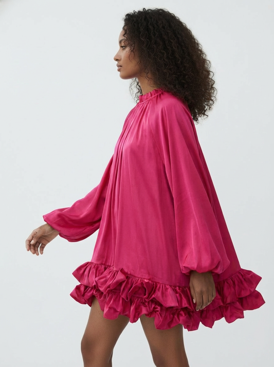 Bloom Babe Satin Dress