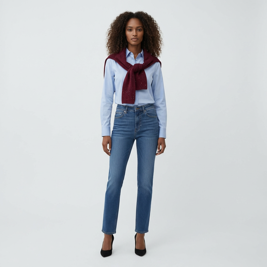 Lumi Sequin Scarf: Burgundy