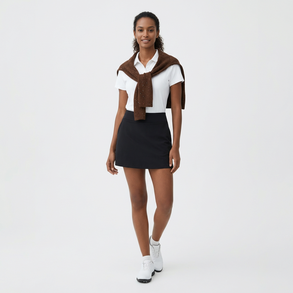 Lumi Sequin Scarf: Coffee