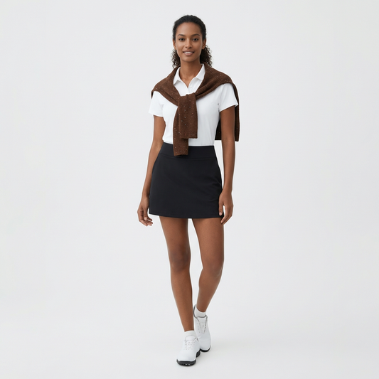 Lumi Sequin Scarf: Coffee