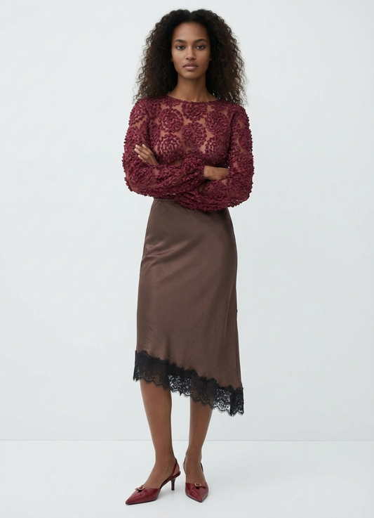The Vivianne Lace  Skirt