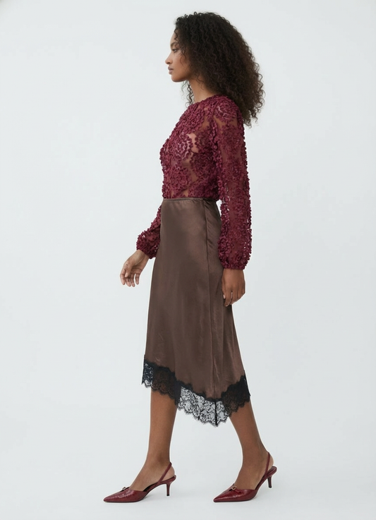 The Vivianne Lace  Skirt