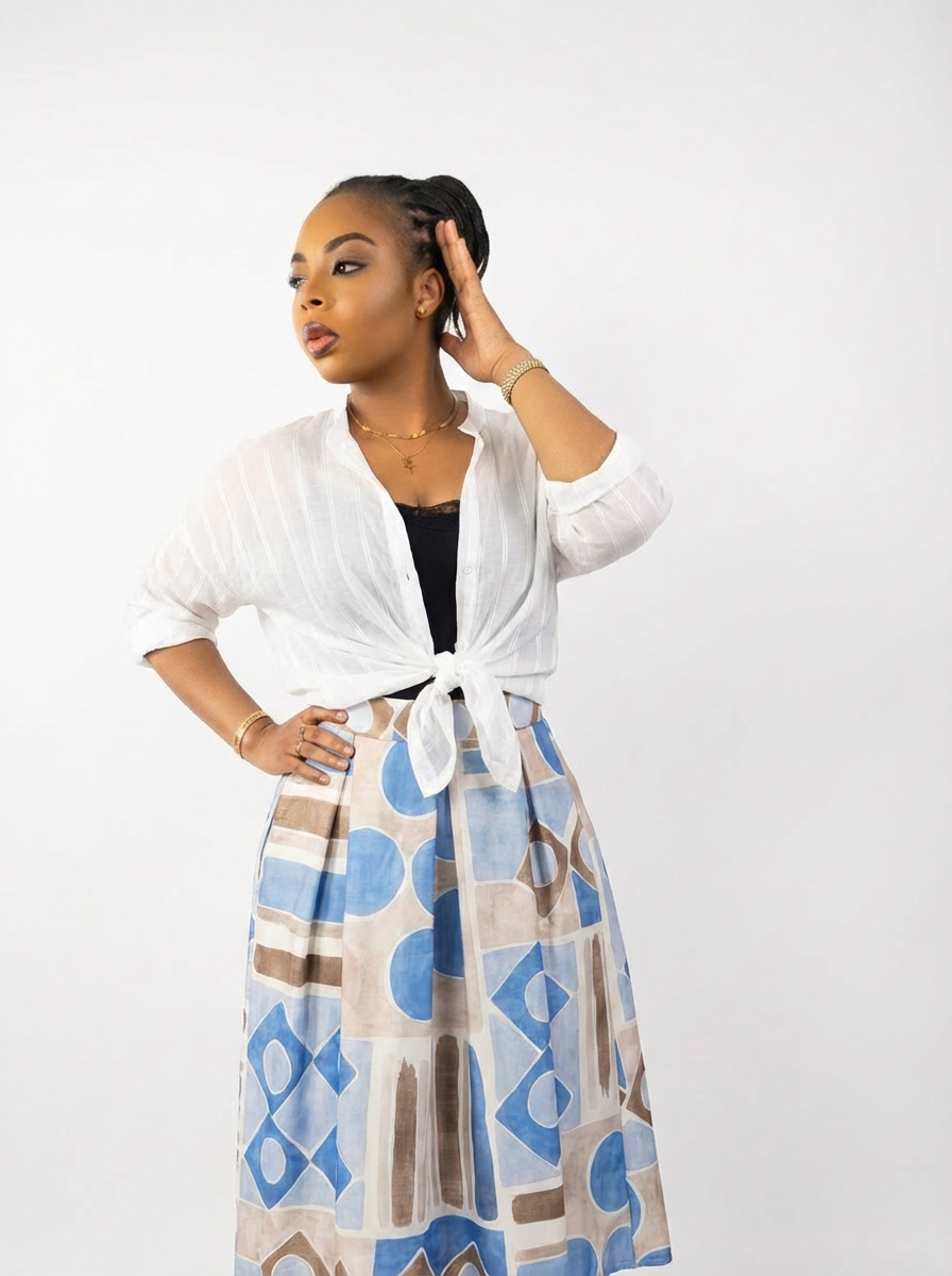 Polka Grace Midi-skirt
