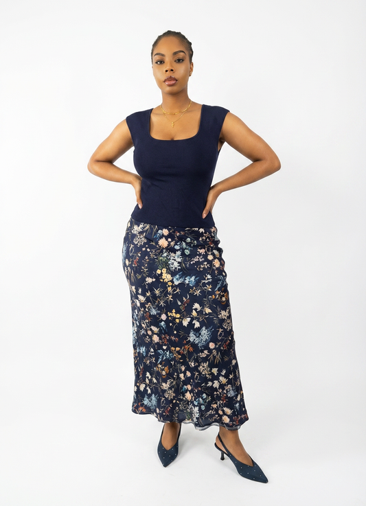 Italian Summer Bloom Maxi skirt