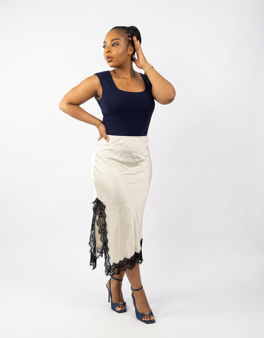 The Vivianne Lace Skirt
